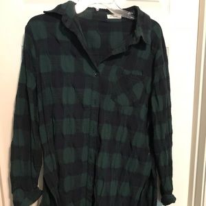 Over size flannel